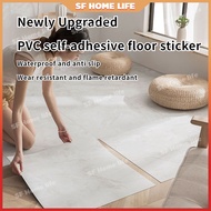 1PC 60X60CM Marble Tiles Self Adhesive Floor Sticker PVC Vinyl Flooring Directly Laid Thickening and