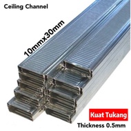 Besi Siling Gantung / Furring Channel / c channel (Ceiling) / Besi Ceiling Gantung / Besi Gantung / 