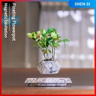 Ready Stock Magnetic Levitation Potted Plant Magnetic Levitation Flowerpot Free Shipping Creative Or