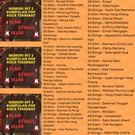 Usb pendrive lagu memori kumpulan pop rock 059 A59 SLAM-STINGS-IKLIM