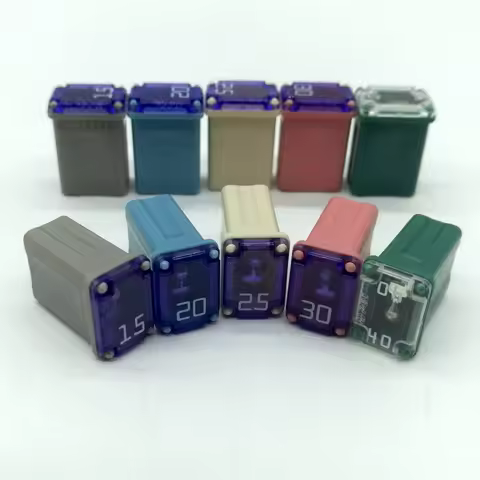 Micro Cartridge Fuses Mini Rectangle Fuse PEC Automotive Car Fuse J 15A 20A 25A 30A 40A For Ford Lev