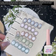ADHERE Cat's Eye Cloud Brocade Fine Flash Nail Polish Glue Cat's Eye Magic gel Nail Polish