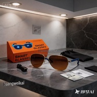 [F18] Smart Glasses with AI Translation HD Bluetooth Call Voice Assistant Anti Blue Light UV400 Remo