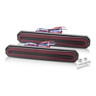 2x Oval 9 Inch LED Stop Turn Tail Brake Lights Truck Trailer Flowing DRL Lamp for Truck Trailer ATV 