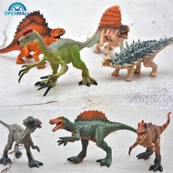 OPENMALL 12 styles 15cm Small Dinosaur Model Toy Jurassic Tyrannosaurus Raptor Triceratops Ankylosau