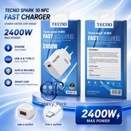 Tecno Spark 10 NFC 240w Micro and Type C Fast Charger | Tecno 240w GLX Charger