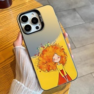 Phone Phone Case Phone Protective Case Blonde Girl Phone Case Compatible iPhone 15Plus 14Pro Trendy 