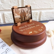 立體照片雕刻 客製化音樂盒【情人節/寶寶禮物/全家福】