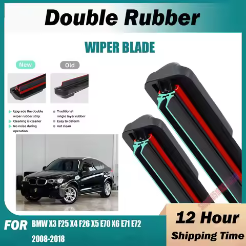 Car Wiper For BMW X3 F25 X4 F26 X5 E70 X6 E71 E72 2008-2018 Eleven layer Strip Wipers 2025 Latest Mo