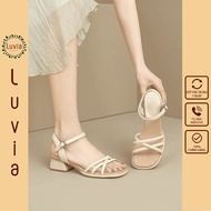 Luvia 222CG 4-inch thin strap high heel sandal with youthful elegant style