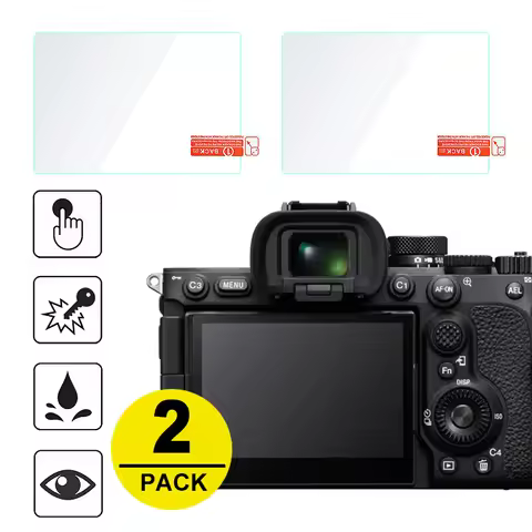 2x Tempered Glass Screen Protector for Sony a7R V a7RV a7R5 Mirrorless Camera ILCE-7RM5