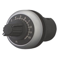 SZ M22-R4K7 229490 Potentiometer, Classical, M22, 22.5 mm, R 4.7 kΩ, P 0.5 W, Bezel: titanium
