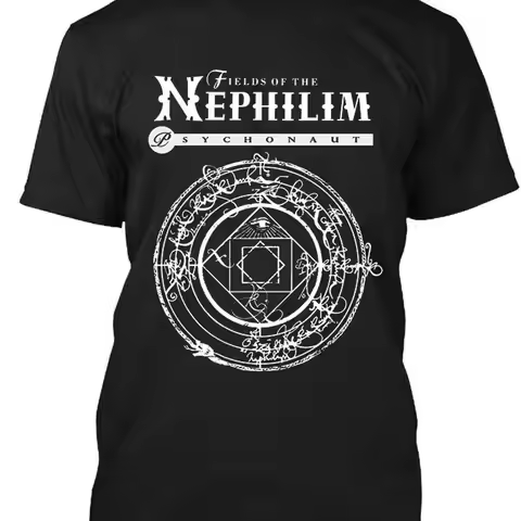 Limited NEW Popular Fields Of The Nephilim Psychonaut English Logo T SHIRT S 4XL