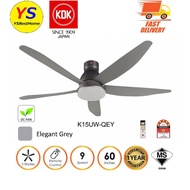 kdk ceiling fan exhaust fan KDK Ceiling Fan K15UW-QEY (150cm/ 60″) (Short Pipe)