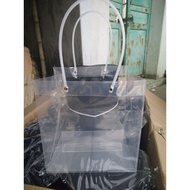 10 square plastic bags size 23x18x24