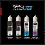promo Tickets Xtra Ice 60ml - Liquid Vape By EJM x Tickets Brew