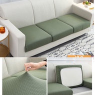 Solid Color Sofa Seat Mat Cover For Living Room Couch Slipcover Seating Backrest Cushion L-shape Chaise Lounge Protector