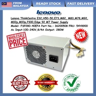 Lenovo E32 E73 M82 M83 M92 M92p M93p MT Power Supply PSU 280W (FSP280-40EPA 54Y8900 54Y8902 54Y8877)