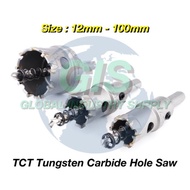 🇲🇾READY STOCK🇲🇾 TCT TUNGSTEN CARBIDE HOLE SAW DRILL 12MM - 150MM