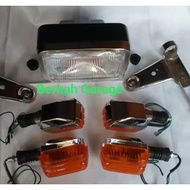 PAKET KUMPLIT LAMPU RX-KING LAMA 5T5 KUPINGAN LAMPU PLUS SEN RX-KING L