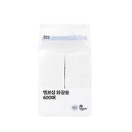 Olive Young Embossing Cotton Puff (600P)- Olive Young Package