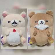 日版 鬆弛熊「食到脹卜卜~」絨毛大公仔 大毛公仔 Rilakkuma 拉拉熊 牛奶熊 小白熊 奶油熊 甜心熊 Korilakkuma 茶小熊 蜜茶熊 Chairoikoguma San-X 景品