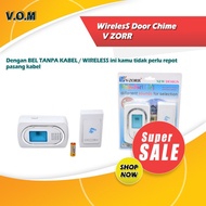 WirelesS Door Chime V ZORR Bel Pintu Tanpa Kabel