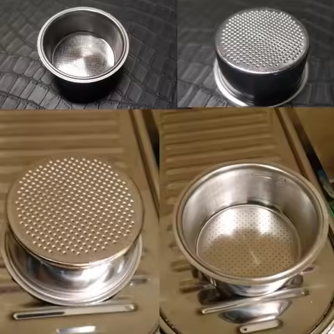 Cup and Blind Bowl Filter Replacement Filters Basket Dosing Ring for Coffee Bottomless Portafilter P