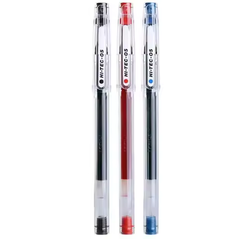 3pcs Pilot HI-TEC Gel Ink Pen 0.25 0.3 0.4 0.5MM Fine Point Ball Pen Needle Neutral Quick Dry Ink Bl