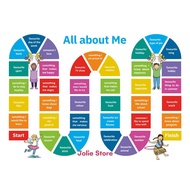 Game All About Me - Game All About Me - Size A4 - Learn for baby - Jolie Store