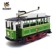 KOZEEY Wind-up Tram Collectible Tinplate Tram Model Decorative for Collectors, Desk,