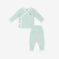 Bubaby ชุดนอนแขนยาวลายทาง (กระดุมข้าง) / Stripy Long Sleeve PJ Set (Side snap) BSR1108ST