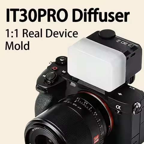 Flash Diffuser Soft Box Cover For Godox iT30Pro Mini On‑Camera Speedlite, Portable Light Modifier So