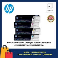 HP 126A Original LaserJet Toner Cartridge (CE310A/CE311A/CE312A/CE313A)