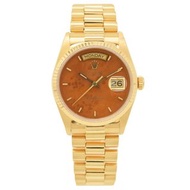 Rolex/勞力士 Day-Date 18038 木紋面 18K黃金自動上鍊腕錶#HK11770