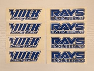 Rays Volks TE37 stickers