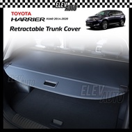 Toyota Harrier XU60 2014 - 2021 Leather Retractable Trunk Cover Rear Cargo Boot Shade Accessories 2015 2016 2017 2018