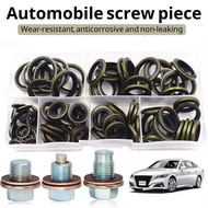 Car Oil Drain Plug Gasket M6 M8 M10 M12 M14 M16 100Pcs Pressure Sealing Washer Metal Rubber Leak-Pr 