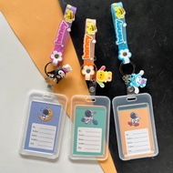 (12 Pieces) No.1239 Card Hanging Sign Employee Holder Keychain Is A With Doll.