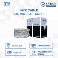 NYK Internet Cable/ Ethernet LAN ROLL FTP CAT6A 305 Meters