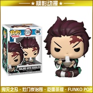 FUNKO POP Anime Demon Slayer Chara Version 1304 Toy Collectible Blind Box Figure Eating Noodles Vers
