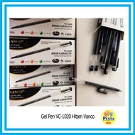 Murah!! (1Pcs) Gel Pen Hitam Vanco, bolpoint vanco, pen gel, pulpen sekolah, ATK murah