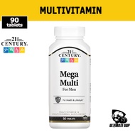 21st Century, Mega Multi for Men, Multivitamin & Multimineral, 90 Tablets