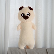 Long Siamese Cat Throw Pillow Oblong Orange Black Kitten Cats Plushie Nap Sleep Pillow for Kids Scho