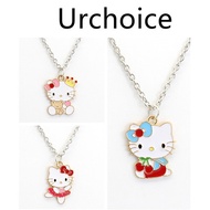 Hello Kitty Necklace Pendant Hello Kitty Kid Necklace Hello Kitty Accessories Hello Kitty Rantai Leh