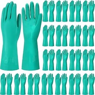 Chemical Resistant Gloves Heavy Duty Nitrile Gloves Thick Work Cleaning Resist Household Acid, Alkali Gloves