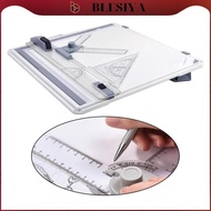 [Blesiya] Drawing Board Graphic Drafting Table Protractor Sliding Ruler Tools Set