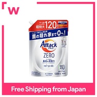 Attack ZERO Laundry Detergent Liquid Attack Liquid Highest cleanliness in history Refill 1200g