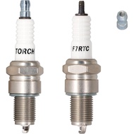 2PK TORCH F7RTC Spark Plug Gantikan untuk NGK 5534/BPR7ES V-line-19, untuk Bosch 7992/WR5DC 4038/WR5