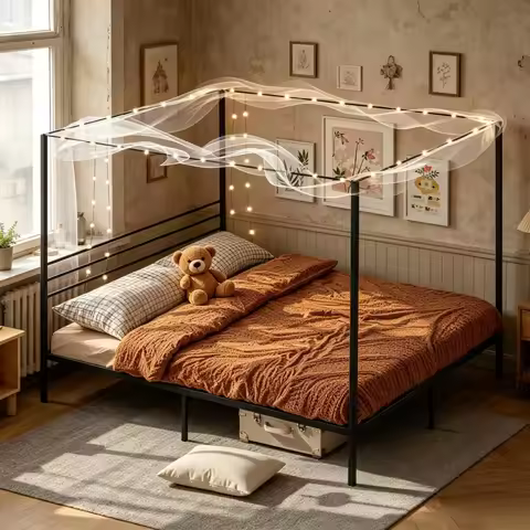 Canopy Bed Frame ๏ผOnly Bed Frame๏ผ